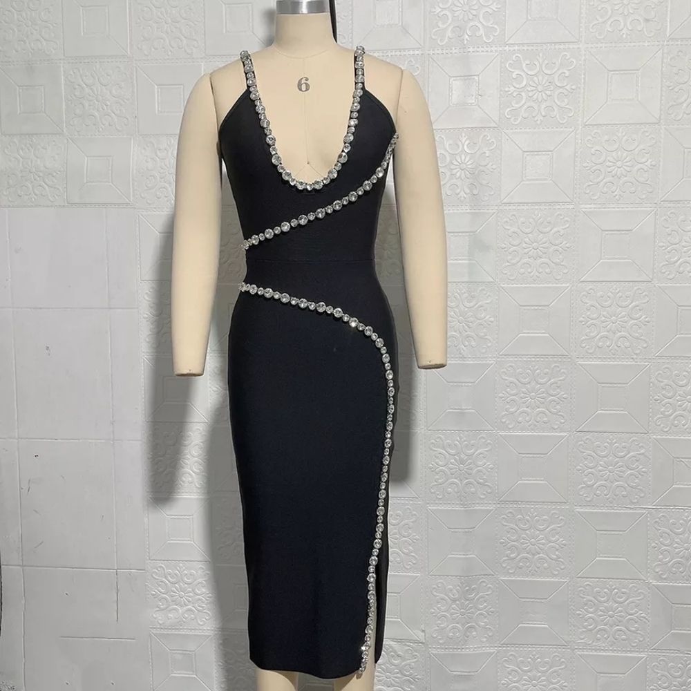 Black off shoulder dress